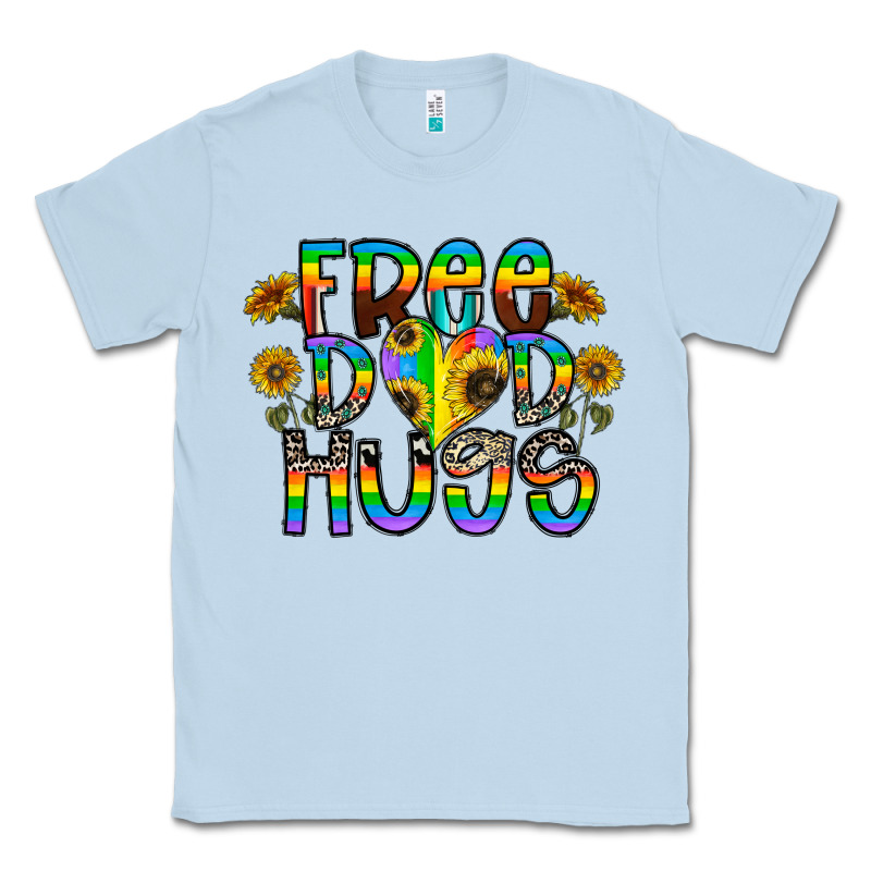 Free Dad Hugs Classic Tee by CowhideDigitalArt | Teevron
