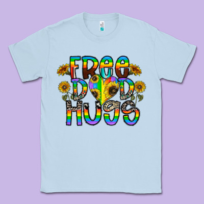Free Dad Hugs Classic Tee Designed By Cowhidedigitalart