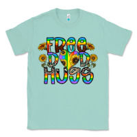 Seafoam free dad hugs Classic Tee - CowhideDigitalArt