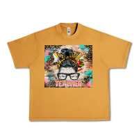 Peanut Butter teacher messy bun tumbler Urban Heavy Tee - BarkalooDesign