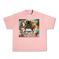 Salmon teacher messy bun tumbler Urban Heavy Tee - BarkalooDesign