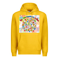 Lemon im fine everything is fine with lights Premium Hoodie - MaliasSmallBusiness