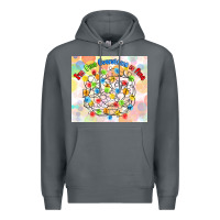Rock im fine everything is fine with lights Premium Hoodie - MaliasSmallBusiness
