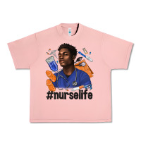 Salmon afro man nurse life Urban Heavy Tee - texasbilliewilder