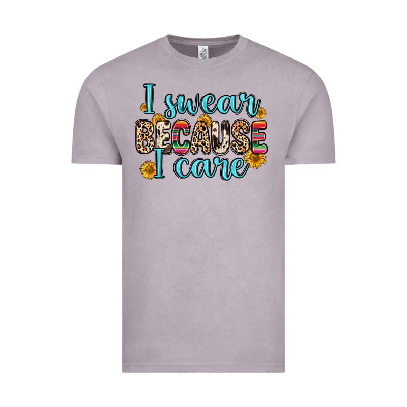 I Swear Because I Care Vintage Tee by Zillion Design Studio | Teevron