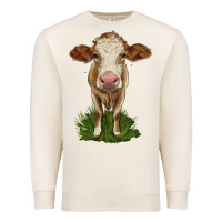 Sandshell simmental heifer Premium Sweatshirt - LillyAllenDesigns