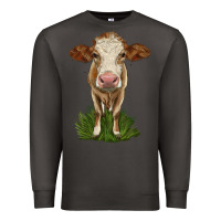 Smoke simmental heifer Premium Sweatshirt - LillyAllenDesigns