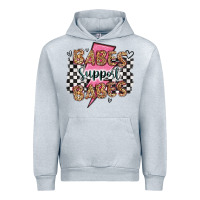 Heather Grey babes support babes Urban Hoodie - Artiststas