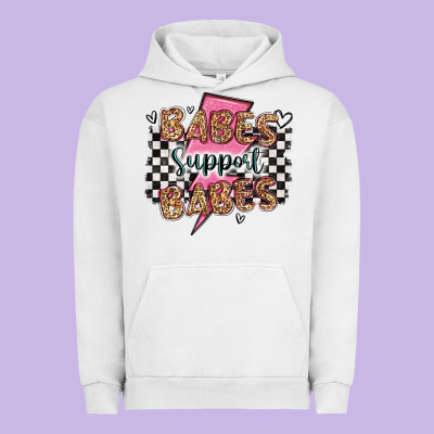 Babes Support Babes Urban Hoodie Designed By Artiststas