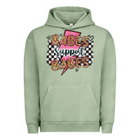 Pigment Oil Green babes support babes Urban Hoodie - Artiststas