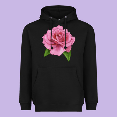 Perfume Delight Rose Heavyweight Hoodie Designed By Lillyallendesigns