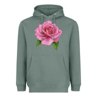 Sage Perfume Delight Rose Heavyweight Hoodie - LillyAllenDesigns