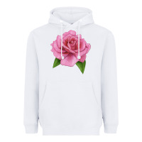White Perfume Delight Rose Heavyweight Hoodie - LillyAllenDesigns