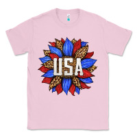 Bubblegum Pink american sunflower Classic Tee - HRA Design Shop