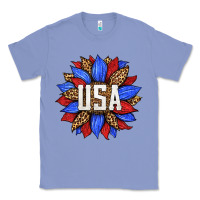 Colony Blue american sunflower Classic Tee - HRA Design Shop