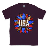 Plum american sunflower Classic Tee - HRA Design Shop