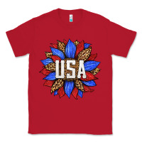 Red american sunflower Classic Tee - HRA Design Shop