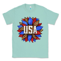 Seafoam american sunflower Classic Tee - HRA Design Shop