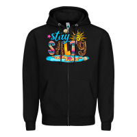 Black stay salty Zipper Hoodie - AdoDesignShop