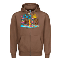 Chestnut stay salty Zipper Hoodie - AdoDesignShop