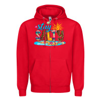 Red stay salty Zipper Hoodie - AdoDesignShop