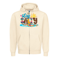 Sandshell stay salty Zipper Hoodie - AdoDesignShop