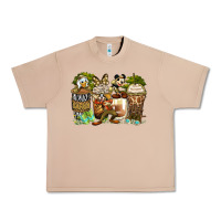 Burro safari cartoon characters coffee cups Urban Heavy Tee - Zillion Design Studio