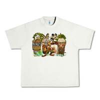 Pistachio safari cartoon characters coffee cups Urban Heavy Tee - Zillion Design Studio
