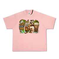 Salmon safari cartoon characters coffee cups Urban Heavy Tee - Zillion Design Studio