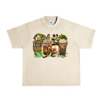 Sandshell safari cartoon characters coffee cups Urban Heavy Tee - Zillion Design Studio