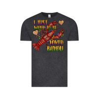 Vintage Black mardi gras i just want to be loved bayou crawfish Vintage Tee - RanaPortraitStore