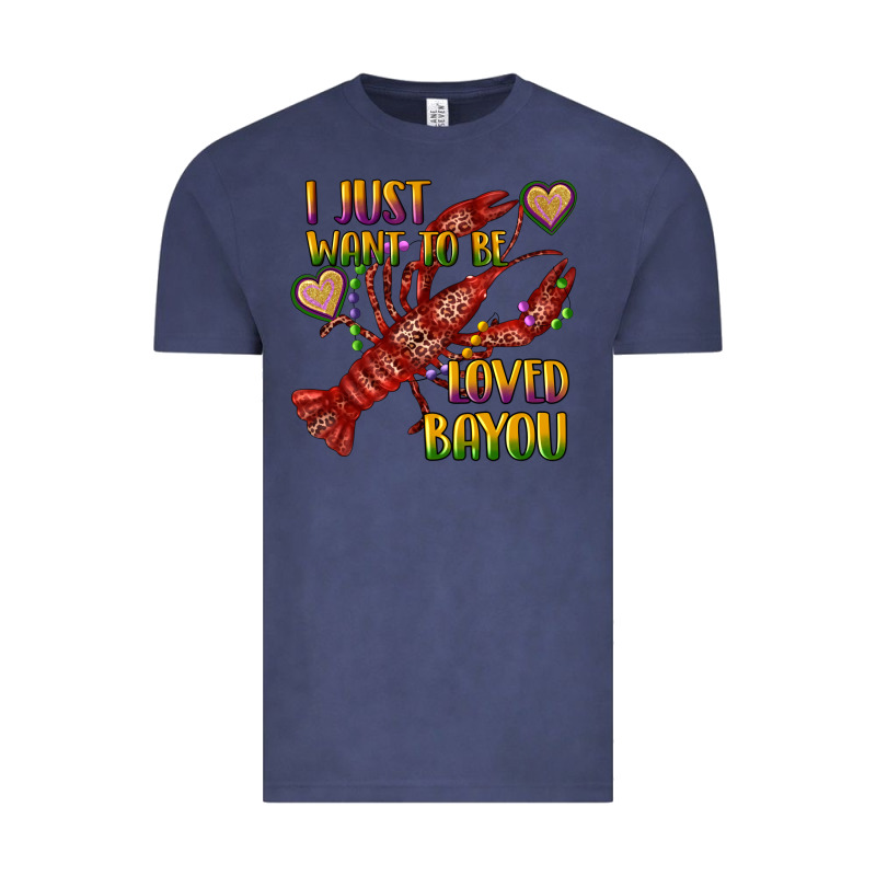 Mardi Gras I Just Want To Be Loved Bayou Crawfish Vintage Tee by RanaPortraitStore | Teevron