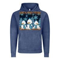 Vintage Denim snowman winter Vintage Hoodie - RanaPortraitStore