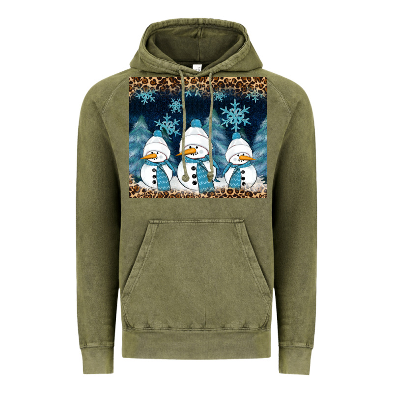 Snowman Winter Vintage Hoodie by RanaPortraitStore | Teevron