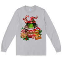 Moon Dust christmas coffee afro gnome Long Sleeve Tee - FaDigitalArtStudio