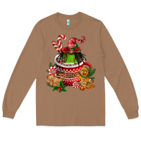 Toasted Coconut christmas coffee afro gnome Long Sleeve Tee - FaDigitalArtStudio