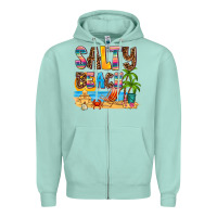Seafoam salty beach Zipper Hoodie - AdoDesignShop