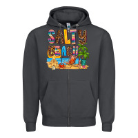 Smoke salty beach Zipper Hoodie - AdoDesignShop