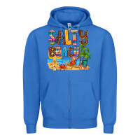 True Royal salty beach Zipper Hoodie - AdoDesignShop
