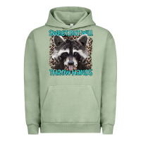 Pigment Oil Green sweet but will throw hands Urban Hoodie - Artiststas