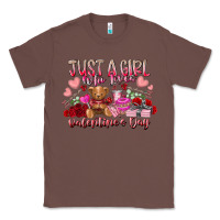 Chestnut just  girl who loves valentines day Classic Tee - RacoonDesign
