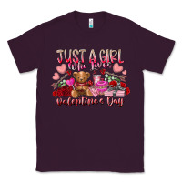 Plum just  girl who loves valentines day Classic Tee - RacoonDesign