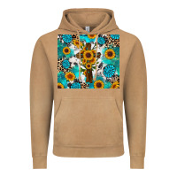 Vintage Camel sunflower cross cowhide gemstones Vintage Hoodie - RanaPortraitStore