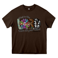 Chocolate Brown trust in the lord with all your heart Heavy Core Tee - SublimationCraftShop