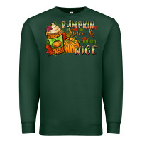 Sports Green Pumpkin spice everything nice Premium Sweatshirt - NancyCooperArtShop