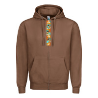 Chestnut pumpkin caffee Zipper Hoodie - BundleAndBundleShop