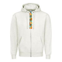 Oatmeal Heather pumpkin caffee Zipper Hoodie - BundleAndBundleShop