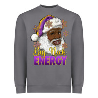 Storm big nick energy purple and gold afro santa Heavyweight Sweatshirt - RanaPortraitStore