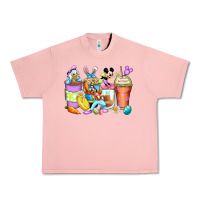 Salmon easter cartoon characters coffee cups Urban Heavy Tee - Zillion Design Studio
