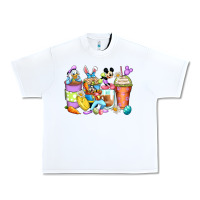 White easter cartoon characters coffee cups Urban Heavy Tee - Zillion Design Studio